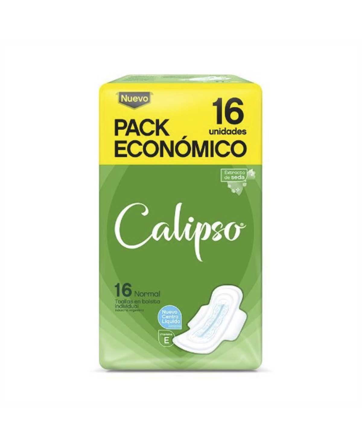 Toallitas Femeninas Calipso Pack Economico x 16 Un